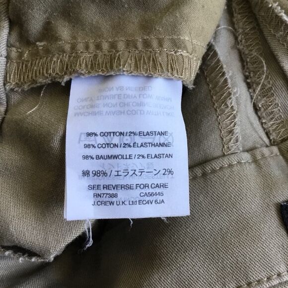 J Crew Mercantile Cotton Blend Minimalist Closet Staple Straight Leg Pants Sz 4 - Picture 9 of 9